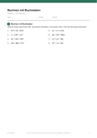 Vorschau - Arbeitsblätter - Rechnen mit Buchstaben — Klasse 3 - Seite 2