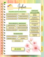 anteprima - Materiale interattivo - Agenda planner docenti, digitale e iperlinkato. flowers - Pagina 2