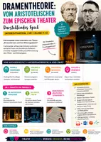 Vorschau - Unterrichtsreihen - Dramentheorie: Vom aristotelischen zum epischen Theater | Dramaturgie & Inszenierung | Darstellendes Spiel Sek II (Klasse 11–13) - Deckblatt