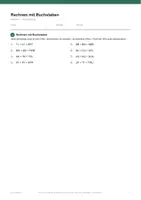 Vorschau - Arbeitsblätter - Rechnen mit Buchstaben — Klasse 4 - Seite 3