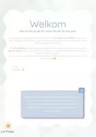 Voorbeeld - Activiteiten boek 'onze klas is een familie' - Pagina 1