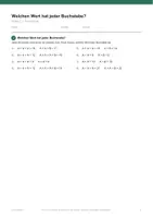 Vorschau - Arbeitsblätter - Welchen Wert hat jeder Buchstabe? — Klasse 2 - Seite 2