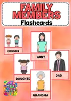 anteprima - Flashcard - Family Members Flashcards - Pagina di copertina