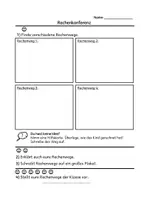 Vorschau - Arbeitsblätter - AB Rechenkonferenz zu unterschiedlichen Rechenwegen - Deckblatt