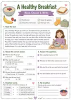 Vorschau - Arbeitsblätter - Englisch Leseverstehen: Food | 18 Lesetexte & Arbeitsblätter | Reading Comprehension Klasse 5–7 - Seite 1