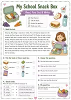 Vorschau - Arbeitsblätter - Englisch Leseverstehen: Food | 18 Lesetexte & Arbeitsblätter | Reading Comprehension Klasse 5–7 - Seite 3