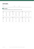 Vorschau - Arbeitsblätter - Zahlengitter Klasse 4 — 10 Arbeitsblätter - Seite 1
