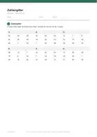 Vorschau - Arbeitsblätter - Zahlengitter Klasse 4 — 10 Arbeitsblätter - Seite 2