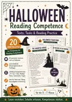 Vorschau - Arbeitsblätter - Halloween Reading – Englisch Leseverstehen | 20 Lesetexte mit Aufgaben | Klasse 5–7 - Deckblatt