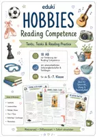 Vorschau - Arbeitsblätter - Englisch Leseverstehen: Hobbies & Free Time | 19 Lesetexte und Arbeitsblätter | Klasse 5–7 - Deckblatt