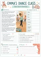 Vorschau - Arbeitsblätter - Englisch Leseverstehen: Hobbies & Free Time | 19 Lesetexte und Arbeitsblätter | Klasse 5–7 - Seite 3