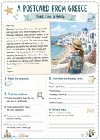 Vorschau - Arbeitsblätter - Englisch Leseverstehen: Holidays & Travelling | 15 Lesetexte & Arbeitsblätter | Reading Comprehension Klasse 5–7 - Seite 1