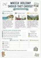Vorschau - Arbeitsblätter - Englisch Leseverstehen: Holidays & Travelling | 15 Lesetexte & Arbeitsblätter | Reading Comprehension Klasse 5–7 - Seite 3