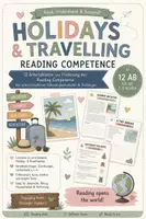 Vorschau - Arbeitsblätter - Englisch Leseverstehen: Holidays & Travelling | 15 Lesetexte & Arbeitsblätter | Reading Comprehension Klasse 5–7 - Deckblatt