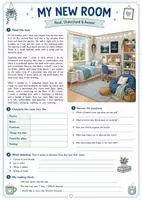 Vorschau - Arbeitsblätter - Englisch Leseverstehen: Home | 12 Lesetexte & Aufgaben rund ums Zuhause | Reading Comprehension Klasse 5–7 - Seite 3