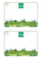 Aperçu - Jeux - Pack activités digrammes série verte montessori - Page 2