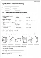 Vorschau - Test - Englisch Test Klasse 5 - Seite 3
