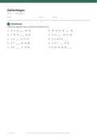 Vorschau - Arbeitsblätter - Zahlenfolgen Klasse 1 — 10 Arbeitsblätter - Seite 1
