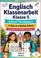 Vorschau - Test - Englisch Test Klasse 5 - Deckblatt