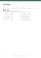 Vorschau - Arbeitsblätter - Zahlenfolgen Klasse 3 — 10 Arbeitsblätter - Seite 1