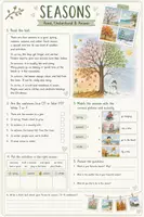 Vorschau - Arbeitsblätter - Englisch Leseverstehen: Seasons | 13 Lesetexte zu Frühling, Sommer, Herbst & Winter | Klasse 5–7 - Seite 3