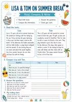 Vorschau - Arbeitsblätter - Summer Reading – Englisch Leseverstehen Sommer Schuljahresbeginn Schulstart | 20 Lesetexte & Arbeitsblätter | Klasse 5–7 - Seite 1