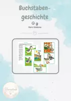 Vorschau - Präsentationen/Tafelbilder - Geschichte Gans Goldana - Deckblatt