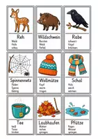 Vorschau - Spiele - Wörter-Ratespiel. Herbstwörter - Seite 3