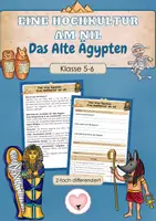 Vorschau - Arbeitsblätter - Ägypten - Deckblatt