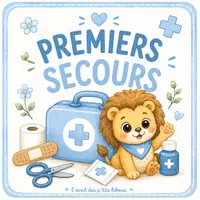Aperçu - Affichage - Kit urgences et 1er secours Lion - Page de couverture