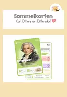 Vorschau - Spiele - Komponisten-Sammelkarte: Carl Ditters von Dittersdorf - Deckblatt