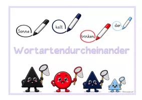 Vorschau - Arbeitsblätter - Wortarten erkennen und unterscheiden - Klasse 2 I Freiarbeit - Seite 3