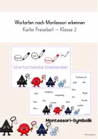 Vorschau - Arbeitsblätter - Wortarten erkennen und unterscheiden - Klasse 2 I Freiarbeit - Deckblatt