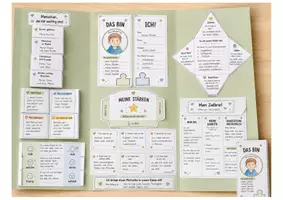 Vorschau - Mal- und Bastelvorlagen - Lapbook - Vorstellung - Klassenrat - Ich bin - Schulstart - Seite 2