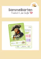 Vorschau - Spiele - Komponisten-Sammelkarte: Friedrich II. - Deckblatt