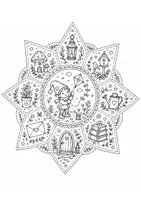 Vorschau - Mal- und Bastelvorlagen - Wichtelklasse Mandalas - Seite 3