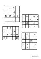 Vorschau - Arbeitsblätter - Zahlenwege finden (mehrfach differenziert) - Seite 2