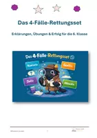 Vorschau - Arbeitsblätter - Die 4 Fälle - Das Profi-Rettungsset - Deckblatt