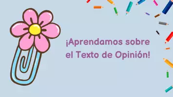 Vista previa - Presentaciones - El texto de opinión - Portada
