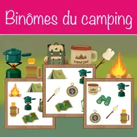 Aperçu - Jeux - Binômes du camping - Page de couverture