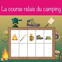Aperçu - Jeux - La course relais du camping - Page de couverture
