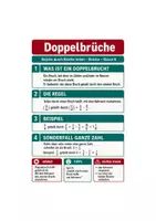 Vorschau - Poster - Doppelbrüche - Spickzettel & Übersicht Mathematik - Deckblatt
