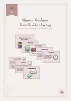 Vorschau - Bildkarten - Klassenrat: Ablaufkarten - Moderationskarten - Deckblatt