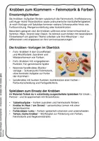 Vorschau - Fördermaterial/Inklusion - Krabben im Sommer – Farben zuordnen mit Wäscheklammern | Feinmotorik & Pränumerik | Klasse 1 | Förderschule - Seite 1