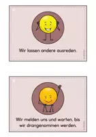Vorschau - Bildkarten - Klassenrat: Gesprächsregeln - Kärtchen-Set - Seite 3