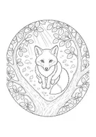Vorschau - Mal- und Bastelvorlagen - Fuchs Ausmalbilder Fuchsklasse - Seite 3
