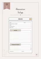Vorschau - Anderer Materialtyp - Aktennotiz: Vorlage zur Dokumentation von Vorfällen - Deckblatt