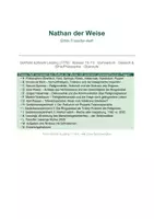 Vorschau - Unterrichtsreihen - Nathan der Weise (Lessing) – Ethik-Transfer: Kant, Moses Mendelssohn, Vernunftreligion, Toleranzethik | fächerverbindend Deutsch/Ethik/Philosophie - Deckblatt