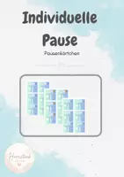 Vorschau - Aufgabenkarten - Individuelle Pause - Pausenkärtchen - Deckblatt