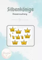 Vorschau - Poster - Silbenkönige - A E I O U - Klassenaushang - Deckblatt